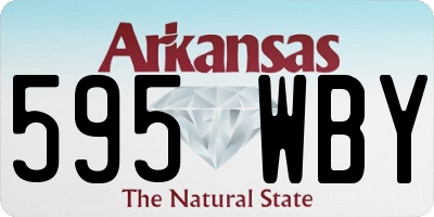 AR license plate 595WBY