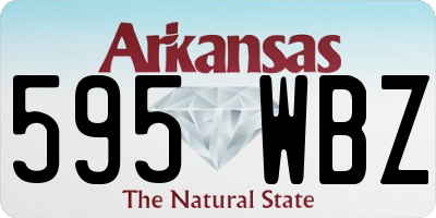 AR license plate 595WBZ