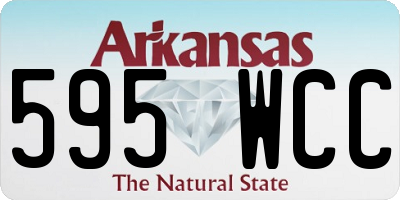 AR license plate 595WCC