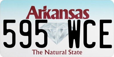 AR license plate 595WCE