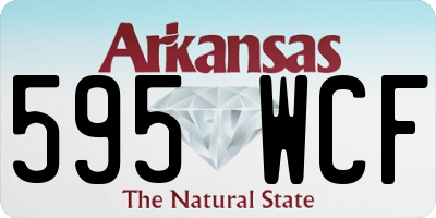 AR license plate 595WCF