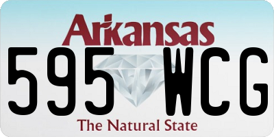 AR license plate 595WCG