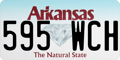 AR license plate 595WCH