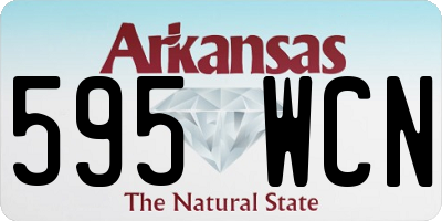 AR license plate 595WCN