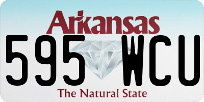 AR license plate 595WCU