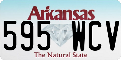AR license plate 595WCV