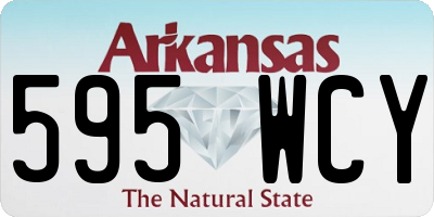 AR license plate 595WCY