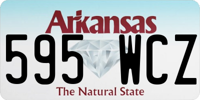 AR license plate 595WCZ