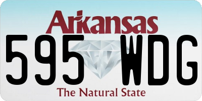AR license plate 595WDG
