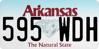 AR license plate 595WDH