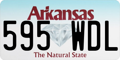 AR license plate 595WDL