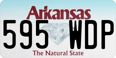 AR license plate 595WDP