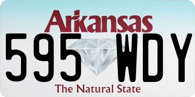 AR license plate 595WDY