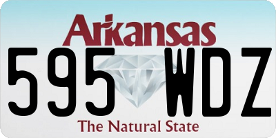 AR license plate 595WDZ
