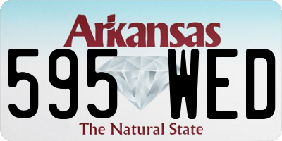 AR license plate 595WED