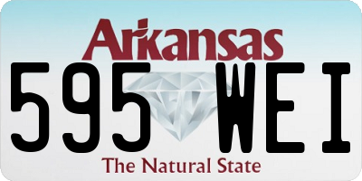AR license plate 595WEI