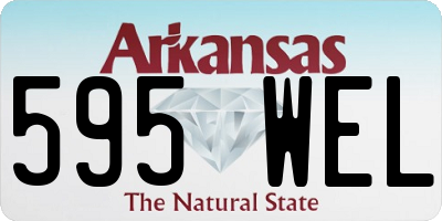 AR license plate 595WEL
