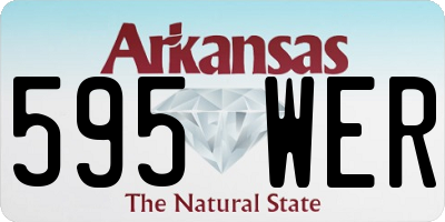 AR license plate 595WER