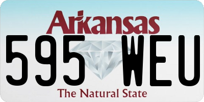 AR license plate 595WEU