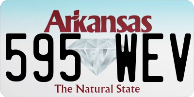 AR license plate 595WEV
