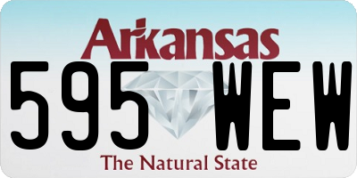 AR license plate 595WEW
