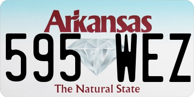 AR license plate 595WEZ