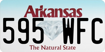 AR license plate 595WFC