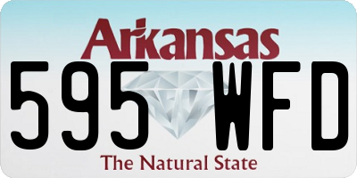 AR license plate 595WFD