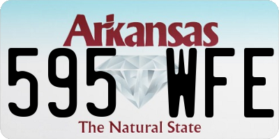 AR license plate 595WFE