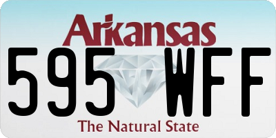 AR license plate 595WFF