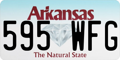 AR license plate 595WFG