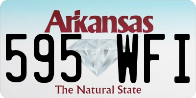 AR license plate 595WFI