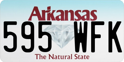 AR license plate 595WFK