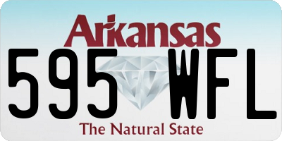 AR license plate 595WFL