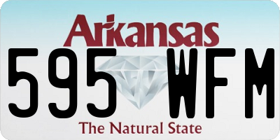 AR license plate 595WFM