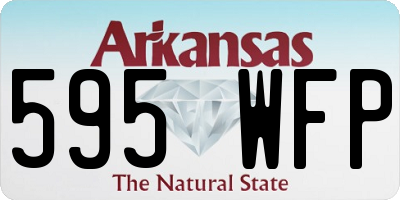 AR license plate 595WFP