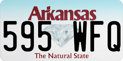 AR license plate 595WFQ