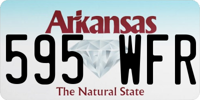 AR license plate 595WFR