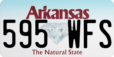 AR license plate 595WFS