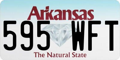 AR license plate 595WFT