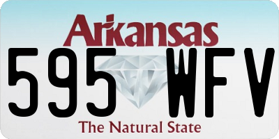 AR license plate 595WFV