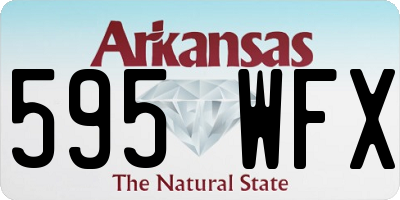 AR license plate 595WFX