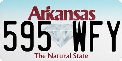 AR license plate 595WFY