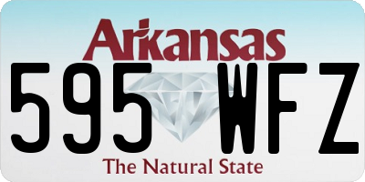 AR license plate 595WFZ