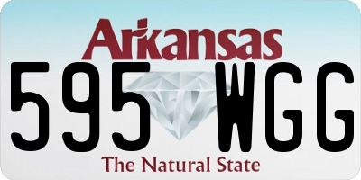 AR license plate 595WGG