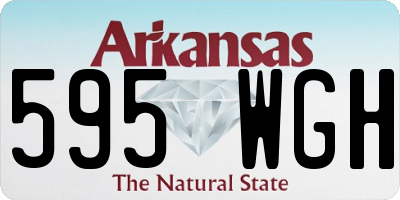 AR license plate 595WGH