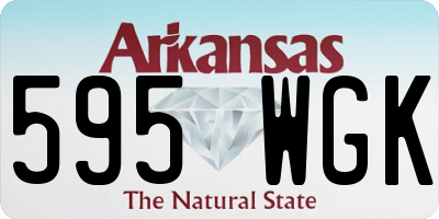AR license plate 595WGK