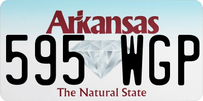 AR license plate 595WGP