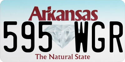 AR license plate 595WGR