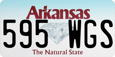 AR license plate 595WGS